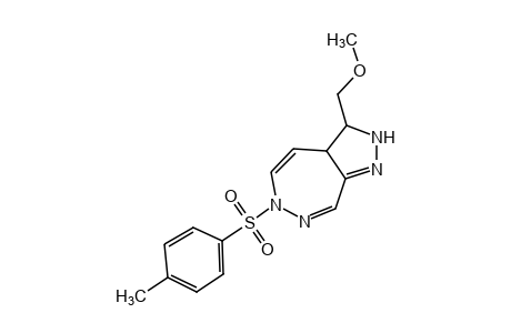 3-(methoxymethyl)-2,3,3a,6-tetrahydro-6-(p-tolylsulfonyl)pyrazolo[3,4-d][1,2]diazepine