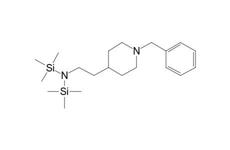 2-(1-Benzyl-4-piperidinyl)ethylamine, 2tms derivative