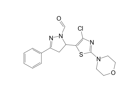 5-(4-Chloro-2-morpholinothiazol-5-yl)-1-formyl-3-phenyl-4,5-dihydro-1H-pyrazole