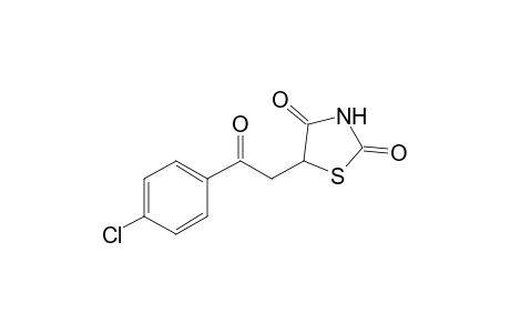 5-[2-(4-chlorophenyl)-2-oxoethyl]-2,4-dioxo-1,3-thiazolidine