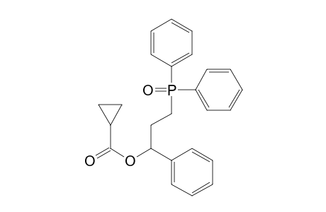 Cyclopropanecarboxylic acid, 3-(diphenylphosphinyl)-1-phenylpropyl ester