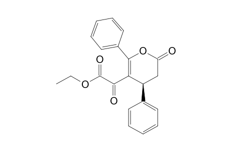 (S)-ethyl 2-oxo-2-(2-oxo-4,6-diphenyl-3,4-dihydro-2H-pyran-5-yl)acetate