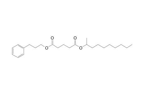 Glutaric acid, dec-2-yl 3-phenylpropyl ester