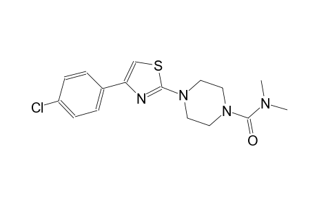 4-[4-(4-chlorophenyl)-1,3-thiazol-2-yl]-N,N-dimethyl-1-piperazinecarboxamide
