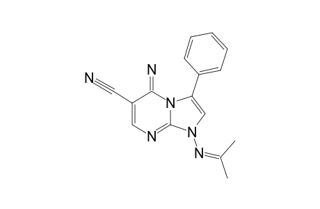 6-CYANO-5-IMINO-1-ISOPROPYLIDENEAMINO-3-PHENYL-1H-IMIDAZO-[1,2-A]-PYRIMIDINE
