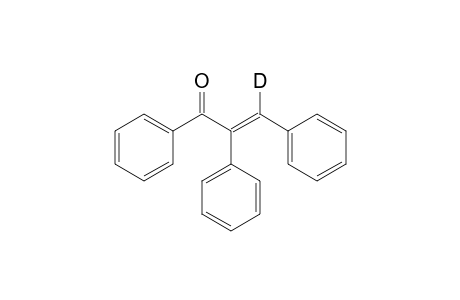 1,2,3-triphenyl-2-propen-1-one-D1
