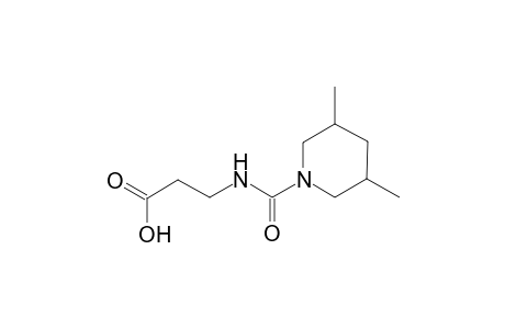 beta-alanine, N-[(3,5-dimethyl-1-piperidinyl)carbonyl]-