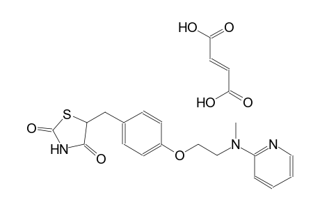 5-(4-(2-(methyl(pyridin-2-yl)amino)ethoxy)benzyl)thiazolidine-2,4-dione fumarate