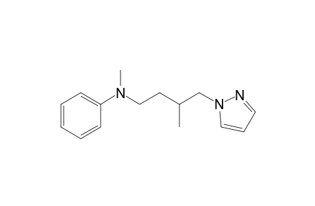 N-Methyl-N-[3-methyl-4-(1H-1-pyrazolyl)butyl]-N-phenylamine