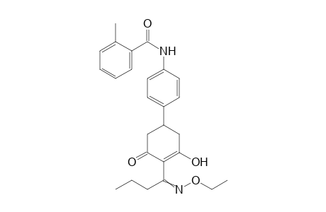 Benzamide, N-[4-[4-[1-(ethoxyimino)butyl]-3-hydroxy-5-oxo-3-cyclohexen-1-yl]phenyl]-2-methyl-