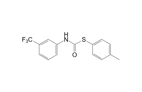 thio-m-(trifluoromethyl)carbanilic acid, S-p-tolyl ester