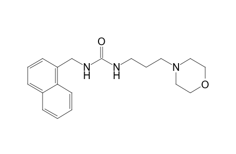 1-(3-morpholinopropyl)-3-[(1-naphthyl)methyl]urea
