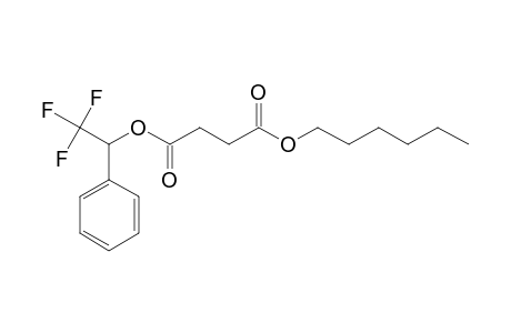 Succinic acid, hexyl 1-phenyl-2,2,2-trifluoroethyl ester