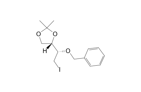[4S,4(1S)]-4-(1-Benzyloxy-2-iodoethyl)-2,2-dimethyl-1,3-dioxolane