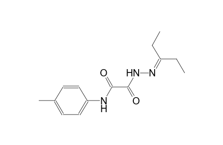 2-[2-(1-ethylpropylidene)hydrazino]-N-(4-methylphenyl)-2-oxoacetamide