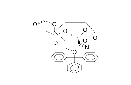 3,4-DI-O-ACETYL-6-O-TRITYL-1,2-O-[1-(EXO-CYANO)ETHYLIDENE]-BETA-D-MANNOPYRANOSE