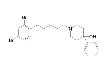 4-Piperidinol, 1-[5-(2,4-dibromophenyl)pentyl]-4-phenyl-
