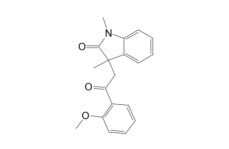 3-[2-(2-Methoxy-phenyl)-2-oxo-ethyl]-1,3-dimethyl-indolin-2-one
