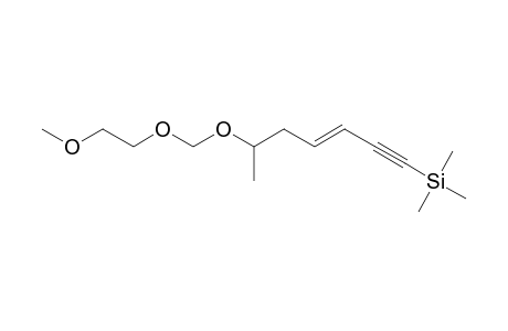 3-Hepten-1-yne, 6-(2-methoxyethoxymethoxy)-1-trimethylsilyl-, (E)-
