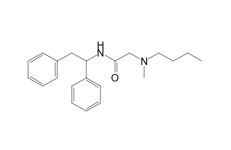 2-(butylmethylamino)-N-(1,2-diphenylethyl)acetamide