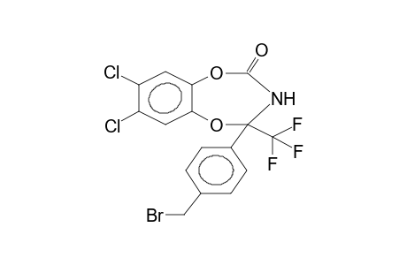 7,8-DICHLORO-4-OXO-2,4-DIHYDRO-3H-2-(4-BROMOMETHYLPHENYL)-2-TRIFLUOROMETHYL-1,5,3-BENZODIOXAZEPINE