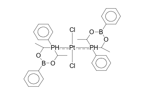 TRANS-BIS(4,6-DIMETHYL-2,5-DIPHENYL-1,3,2,5-DIOXABORAPHOSPHORINANE)PLATINA DICHLORIDE (ISOMER MIXTURE)