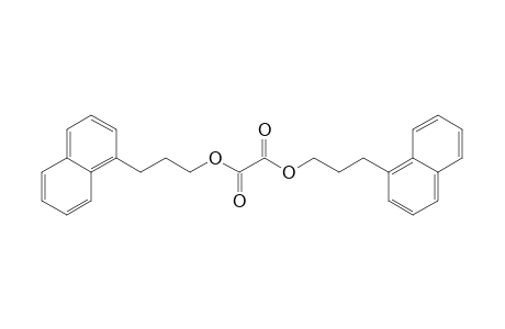 oxalic acid, bis[3-(1-naphthyl)propyl]ester