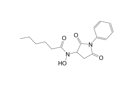 N-(2,5-dioxo-1-phenyl-3-pyrrolidinyl)-N-hydroxyhexanamide