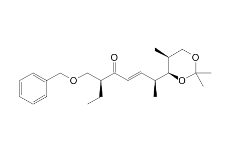 (3S,5E,7S,8S,9S)-3-Benzyloxymethyl-8,10-isopropylidenedioxy-7,9-dimethyl-5-decen-4-one