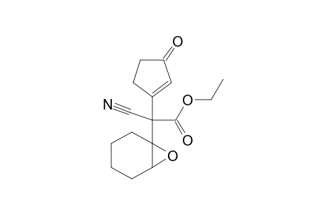 2-cyano-2-(3-ketocyclopenten-1-yl)-2-(7-oxabicyclo[4.1.0]heptan-6-yl)acetic acid ethyl ester