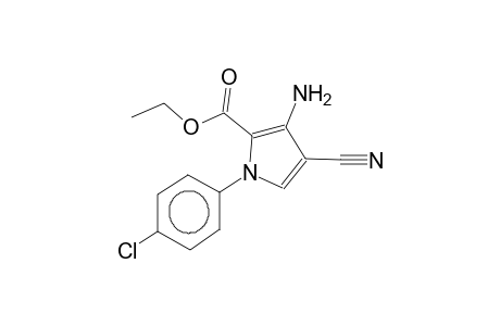 1-(4-chlorophenyl)-3-cyano-4-amino-5-ethoxycarbonylpyrrole