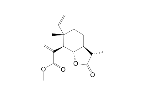 2-[(3S,3aS,6S,7R,7aS)-2-keto-3,6-dimethyl-6-vinyl-3,3a,4,5,7,7a-hexahydrobenzofuran-7-yl]acrylic acid methyl ester