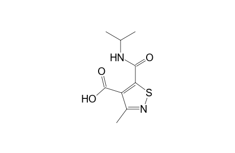 4-Isothiazolecarboxylic acid, 3-methyl-5-[[(1-methylethyl)amino]carbonyl]-