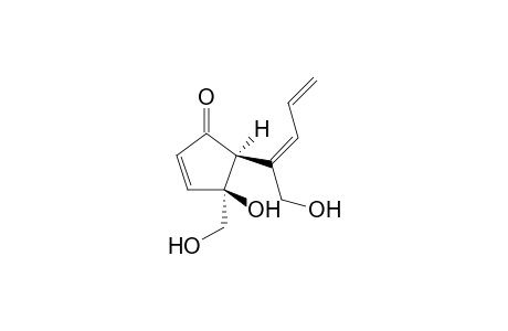 Didemnenone [(4S,5S)-4-Hydroxy-5-[1-(hydroxymethyl)-(E)-buta-1,3-dienyl]-4-(1-hydroxymethyl)cyclopent-2-enone]