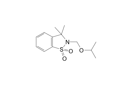 2,3-Dihydro-2-isopropyloxymethyl-3,3-dimethyl-[1,2]benzoisothiazole 1,1-dioxide