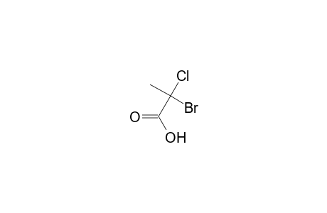 Propanoic acid, 2-bromo-2-chloro-