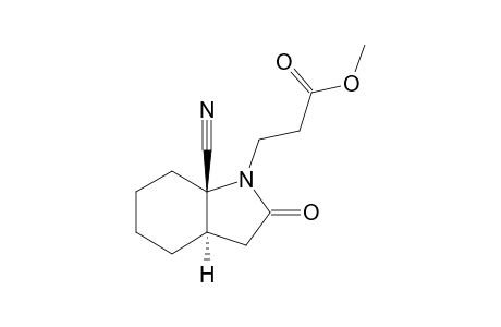 1-METHOXYCARBONYL-ETHYL-7A-CYANO-OCTAHYDRO-trans-1H-INDOL-2-ONE