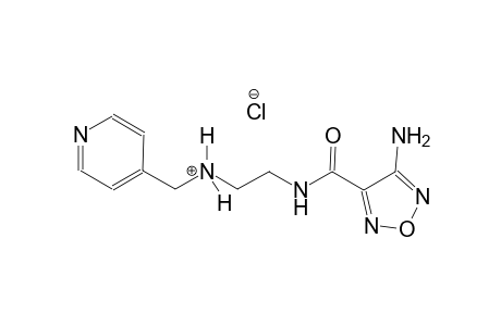 4-pyridinemethanaminium, N-[2-[[(4-amino-1,2,5-oxadiazol-3-yl)carbonyl]amino]ethyl]-, chloride