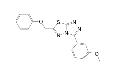 3-(3-methoxyphenyl)-6-(phenoxymethyl)[1,2,4]triazolo[3,4-b][1,3,4]thiadiazole