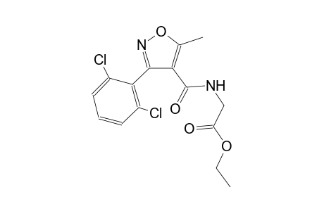 ethyl ({[3-(2,6-dichlorophenyl)-5-methyl-4-isoxazolyl]carbonyl}amino)acetate