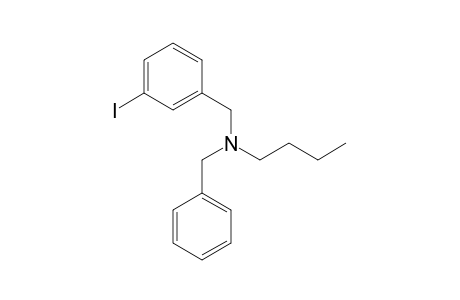 N-Benzyl-N-(3-iodobenzyl)butanamine