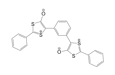 5,5'-(1,3-phenylene)-bis[2-phenyl-1,3-dithiolylium-4-olate]