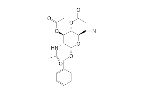 BENZYL 2-ACETAMIDO-2-DEOXY-alpha-D-GLUCOPYRANOSIDURONONITRILE, 3,4-DIACETATE
