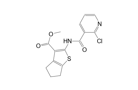 methyl 2-{[(2-chloro-3-pyridinyl)carbonyl]amino}-5,6-dihydro-4H-cyclopenta[b]thiophene-3-carboxylate