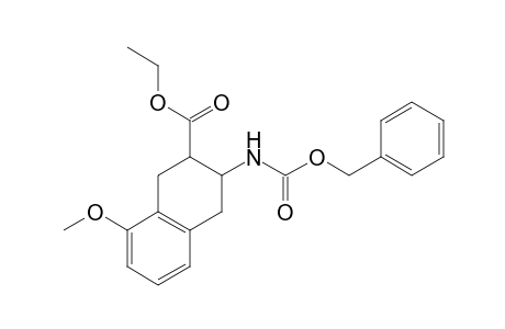 Ethyl 3-[(benzyloxycarbonyl)amino]-8-methoxy-1,2,3,4-tetrahydronaphthalene-2-carboxylate
