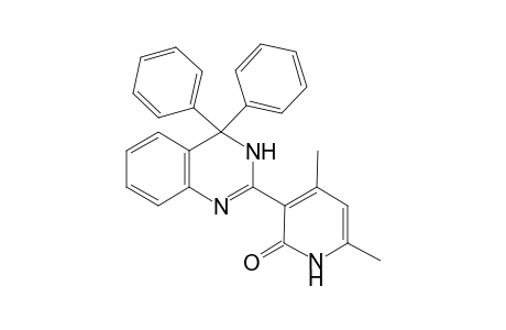 3-(4,4-diphenyl-1H-quinazolin-2-yl)-4,6-dimethyl-1H-pyridin-2-one