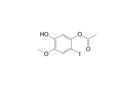 5-Hydroxy-2-iodo-4-methoxyphenyl acetate