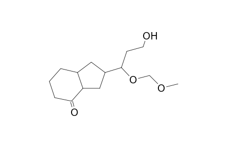 (2RS,3aRS,7aSR)-2-(3-Hydroxy-1-methoxymethoxypropyl)perhydroindan-4-one