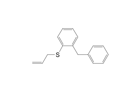 Benzene, 1-(phenylmethyl)-2-(2-propenylthio)-