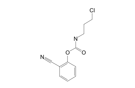 2-[(3-CHLORO-PROPYL)-AMINO-CARBONYLOXY]-BENZONITRILE